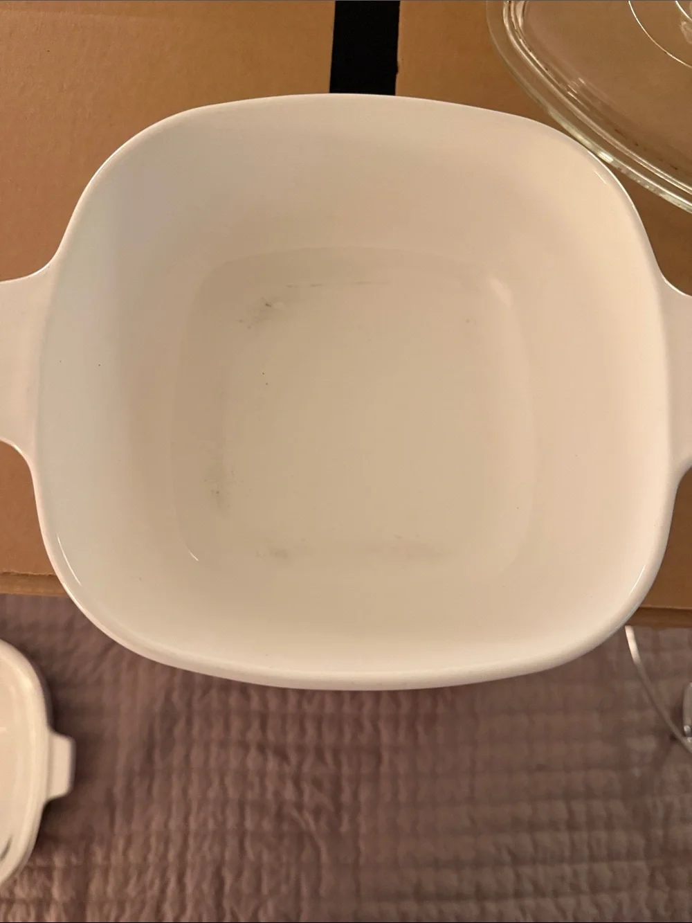 Corningware porcelain quart